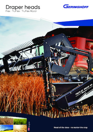 Moissonneuse-batteuses à barres de coupe Geringhoff TruFlex 40