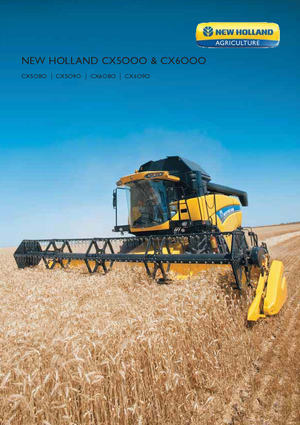 Moissonneuse-batteuses New Holland CX 5090 Laterale