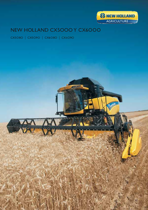 Moissonneuse-batteuses New Holland CX 5090 Laterale