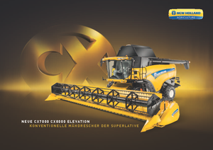 Moissonneuse-batteuses New Holland CX 8070 Elevation