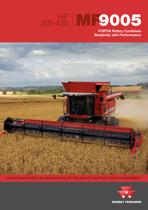 Moissonneuse-batteuses Massey Ferguson Fortia 9695