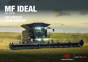 Moissonneuse-batteuses Massey Ferguson Ideal 7 PL