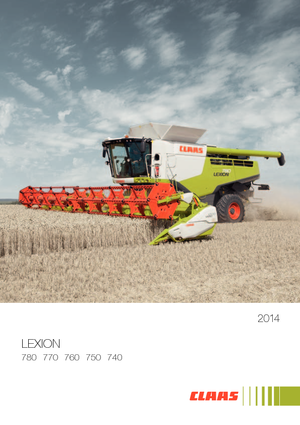 Moissonneuse-batteuses Claas Lexion 740