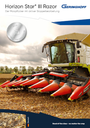 Moissonneuses-batteuses ramasseuses de maïs Geringhoff HSIII 800 FB