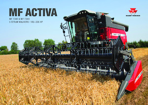 Moissonneuse-batteuses Massey Ferguson MF Activa 7344 