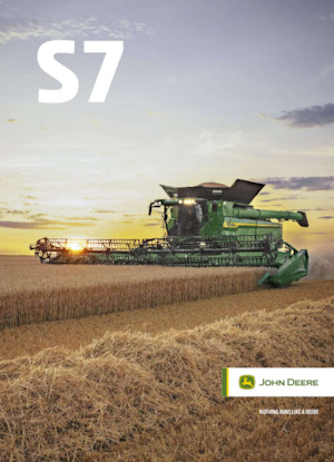 Moissonneuse-batteuses John Deere S7 700   