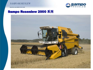 Moissonneuse-batteuses Sampo Rosenlew SR 2065 Spezial