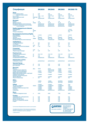 Moissonneuse-batteuses Sampo Rosenlew SR 2065 Spezial