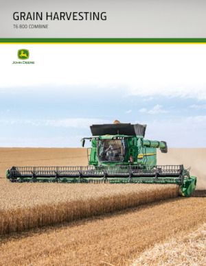 Moissonneuse-batteuses John Deere T6 800