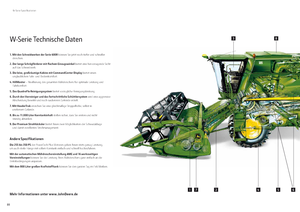 Moissonneuse-batteuses John Deere W 650