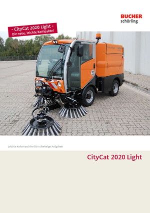 Balayeuses compactes Bucher-Schörling CityCat 2020 XL
