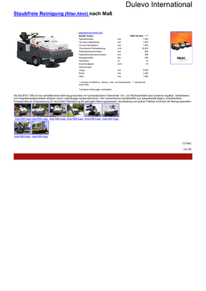 Balayeuses compactes Dulevo Dulevo 1850/120 Elite EH