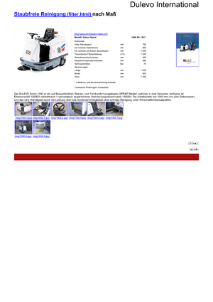 Balayeuses compactes Dulevo Dulevo Sprint 1000 EH