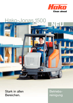 Balayeuses compactes Hako Jonas 1500 D