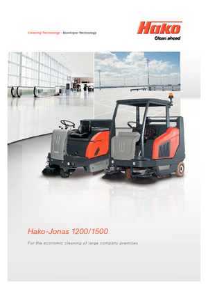 Balayeuses compactes Hako Jonas 1500 E