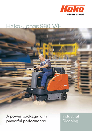 Balayeuses compactes Hako Jonas 980 VH