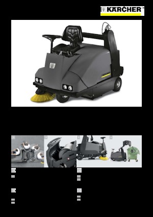 Balayeuses compactes Kärcher KMR 1250 BAT Pack