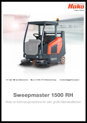 Balayeuses compactes Hako Sweepmaster D 1500 RH