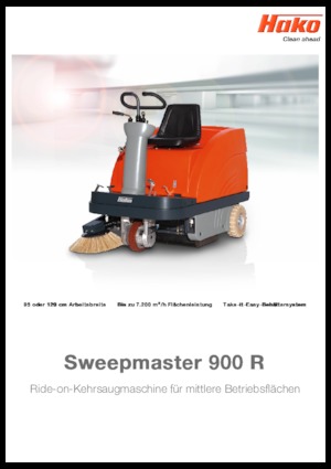 Balayeuses compactes Hako Sweepmaster B 900 R