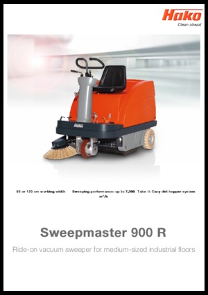 Balayeuses compactes Hako Sweepmaster B 900 R