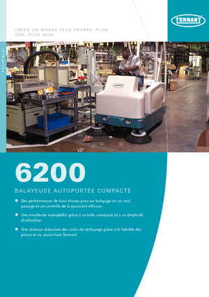 Balayeuses compactes Tennant Tennant 6200