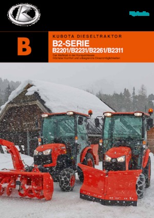 Tracteurs municipaux Kubota B2261 HDBC