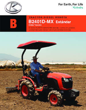 Tracteurs municipaux Kubota B2401D-MX