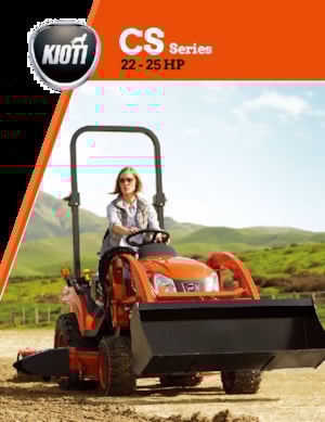 Tracteurs municipaux Kioti CS2510 