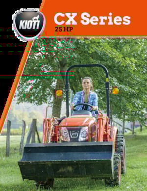 Tracteurs municipaux Kioti CX2510 HST Cab 