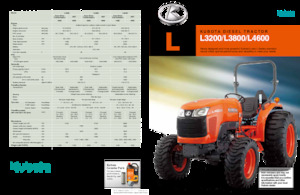 Tracteurs municipaux Kubota L3800HST