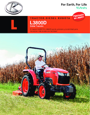 Tracteurs municipaux Kubota L3800D