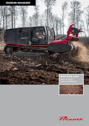 Tracteurs municipaux Prinoth Raptor 500