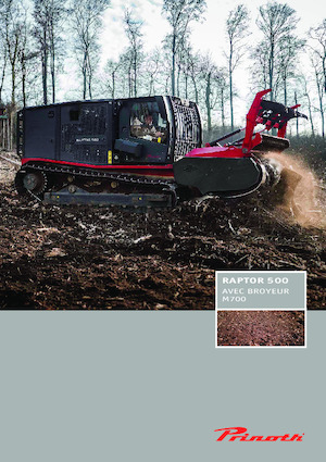 Tracteurs municipaux Prinoth Raptor 500