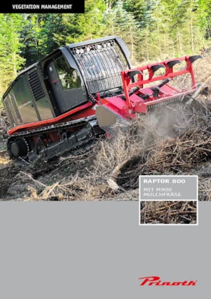 Tracteurs municipaux Prinoth Raptor 800