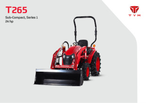 Tracteurs municipaux TYM T265