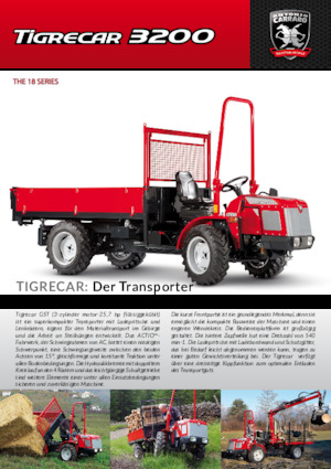 Tracteurs municipaux Carraro Tigrecar 3200 GST