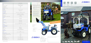 Tracteurs municipaux Iseki TM 3185 AL