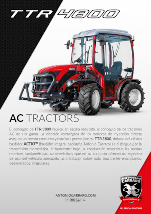 Tracteurs municipaux Carraro TTR 4800 HST