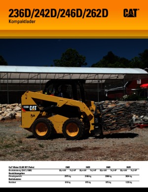 Chargeurs compacts Caterpillar 236D