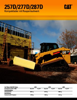 Chargeurs compacts Caterpillar 287D