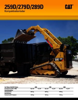 Chargeurs compacts Caterpillar 259D
