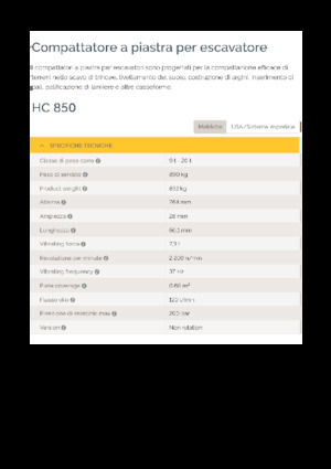 Plaques vibrantes montables Epiroc HC 850 