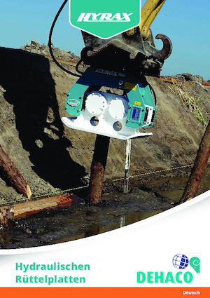 Plaques vibrantes montables Dehaco HYRAX 125