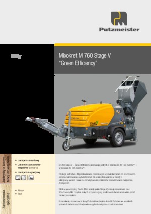 Convoyeurs pneumatiques Putzmeister M 760 DHB 