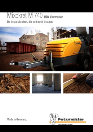 Convoyeurs pneumatiques Putzmeister M 740 DBS