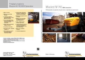 Convoyeurs pneumatiques Putzmeister M 740 DBS