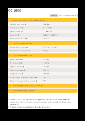 Pinces brise béton Epiroc CC 1600 U