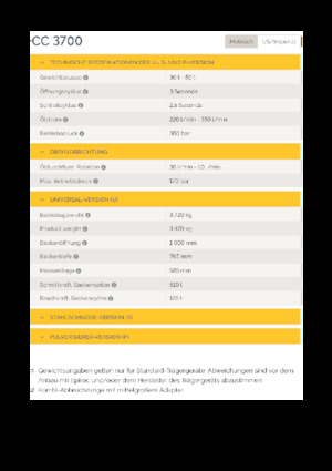 Pinces brise béton Epiroc CC 3700 U