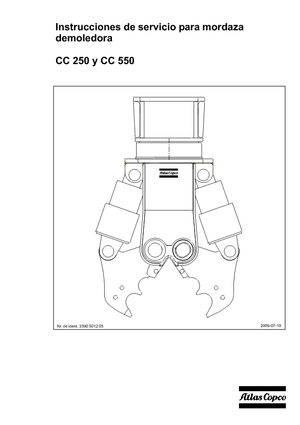 Pinces brise béton Atlas Copco CC 550
