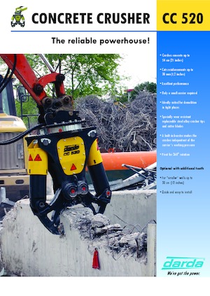Pinces brise béton Darda CC520